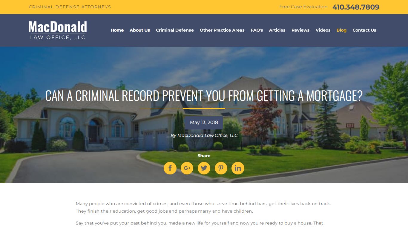 Can a criminal record prevent you from getting a mortgage ...